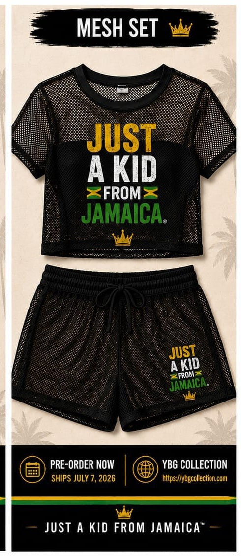 Just A Kid From Jamaica – “Island Skin” Mesh Top