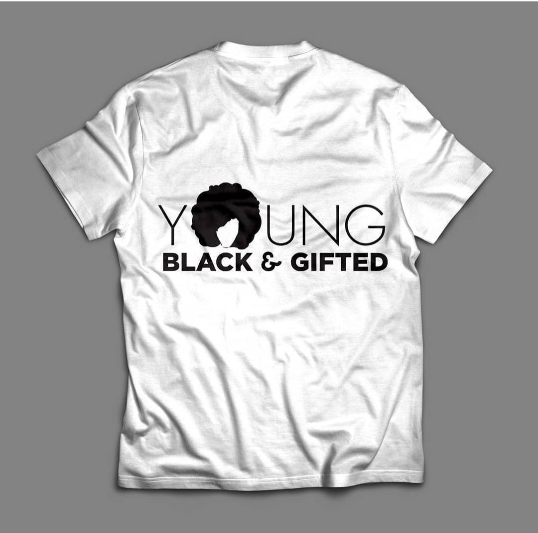 YBG SHORT SLEEVE LADIES FITTED (worded)